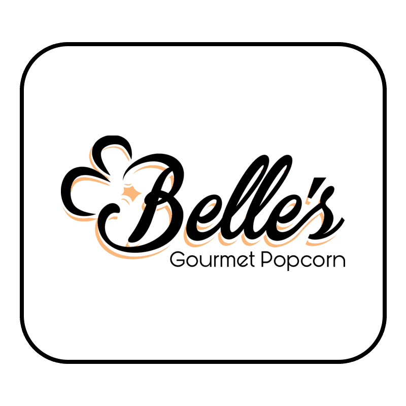 Belle's Gourmet Popcorn logo